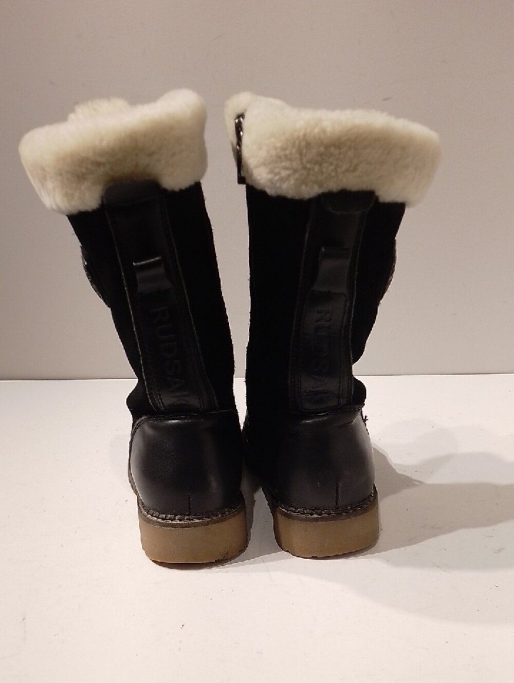Rudsak Women's Black Shearling-Lined Winter Boots - Picture 7 of 10